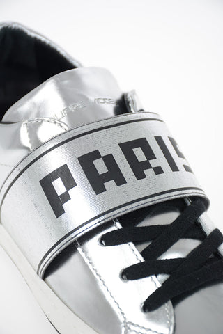 Laminate Leather STRIP Sneakers