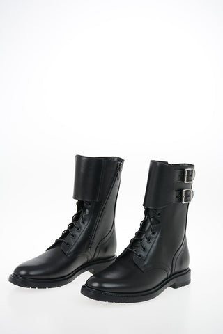 Leather Combat Boots
