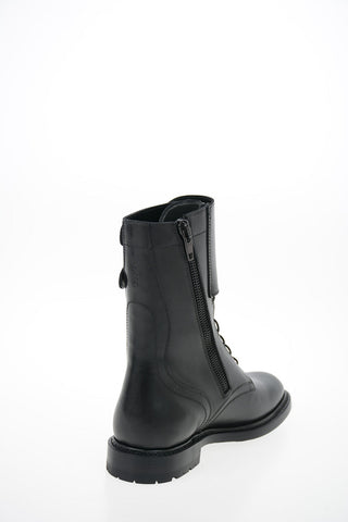 Leather Combat Boots