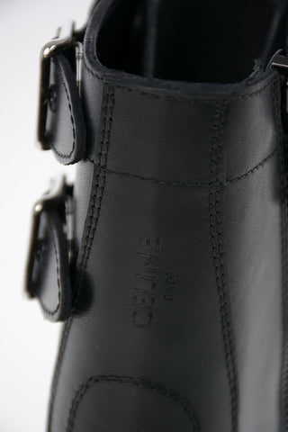 Leather Combat Boots