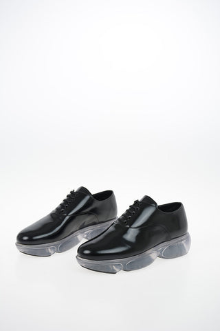 Brushed Leather Derby Shoes