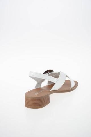 Leather Sandals with Buckle