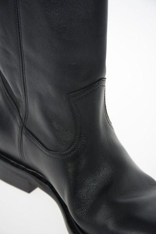 Leather WYATT Pull On Booties
