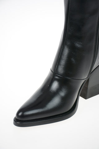 Stivali in Pelle 9cm