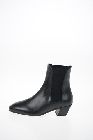 Leather CLEORA Pull On Booties 4 cm