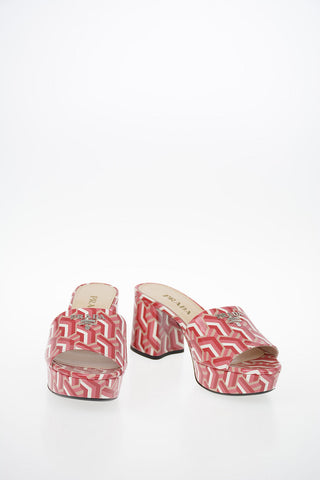Lacquered Leather TWIST Clogs 6.5 cm