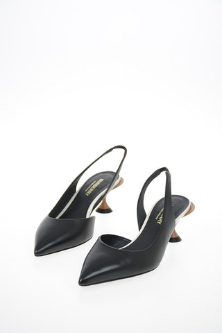 Slingbacks LETICIA in Pelle 5 cm