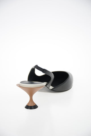 Slingbacks LETICIA in Pelle 5 cm
