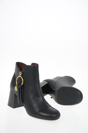 Leather Booties 7.5 cm