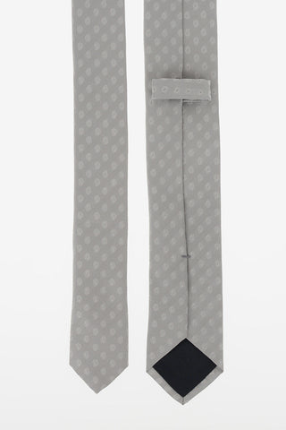 CC COLLECTION Embroidered Silk Tie