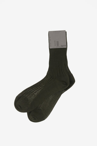 Cotton Ribbed Socks