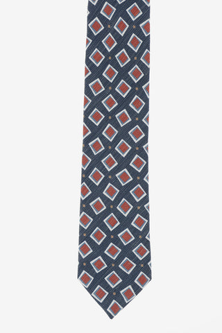 CC COLLECTION Silk and Lined Printed Tie