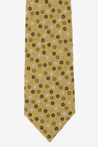 CC COLLECTION Floral Embroidered Silk Skinny Tie
