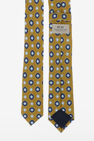 CC COLLECTION Linen and Silk Slim Tie