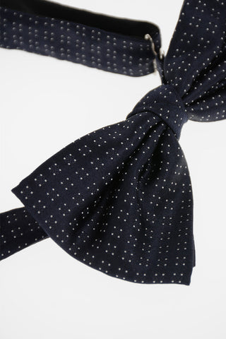 Silk Polka Dots Bow Tie