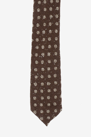 CC COLLECTION Cravatta a Pois in Misto Seta 