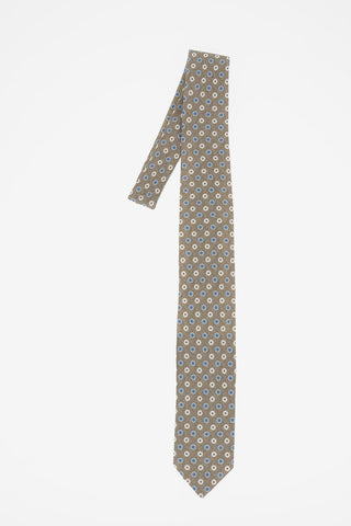 CC COLLECTION Floral Linen New Standard Tie
