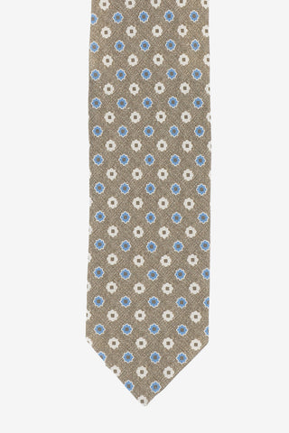 CC COLLECTION Floral Linen New Standard Tie