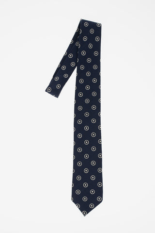 CC COLLECTION Silk Printed Tie