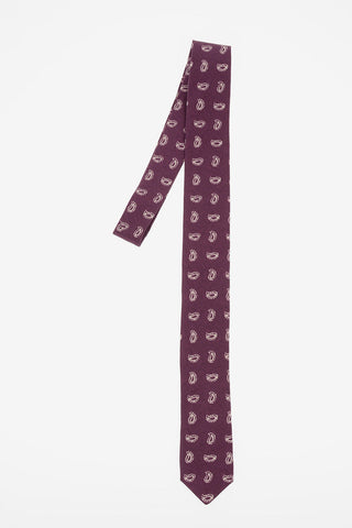 CC COLLECTION Silk Printed Tie