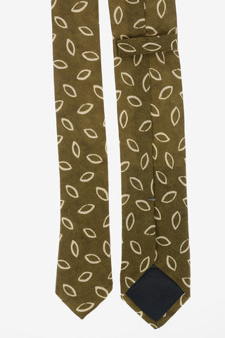 CC COLLECTION Printed Silk Narrow Tie