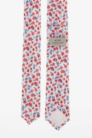 CC COLLECTION Cotton Floral Printed Tie
