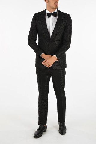 Printed Single Breasted Suit