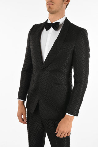 Printed Single Breasted Suit