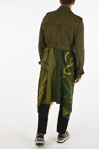 Coat with Wool and Cashmere Scarf