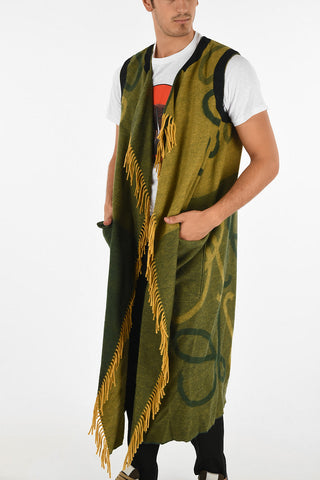 Coat with Wool and Cashmere Scarf
