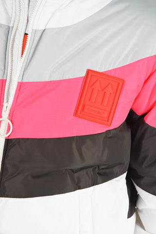 Nylon Quilted Printed Down Jacket