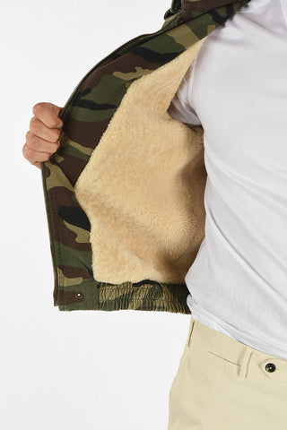 Giubbotto Camouflage Foderato