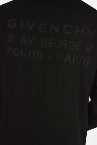 Wool Coat with Hidden Button