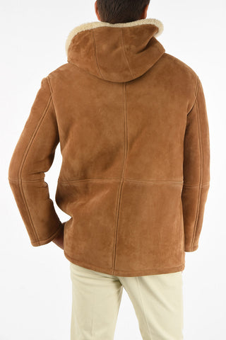 Hoodie Shearling Coat