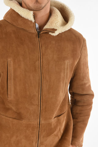 Hoodie Shearling Coat