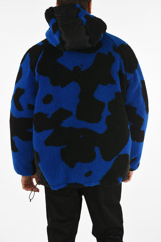 Faux Fur Camouflage Puffer