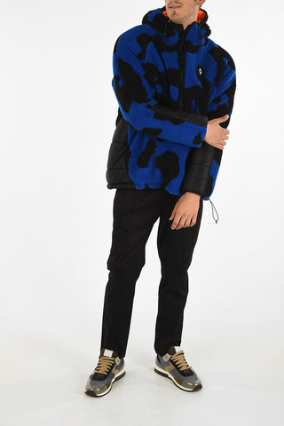 Faux Fur Camouflage Puffer