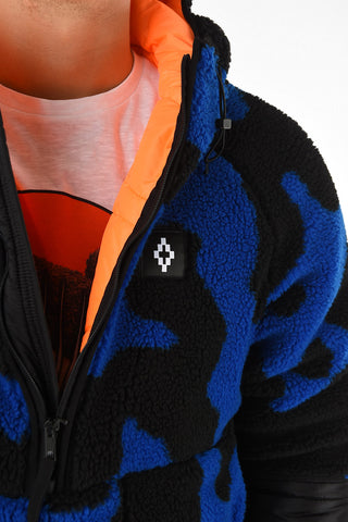 Faux Fur Camouflage Puffer