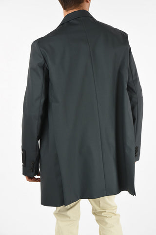 Virgin Wool Two Buttons Coat