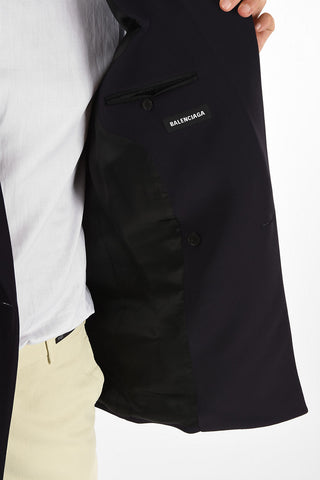 1-button double-breasted blazer