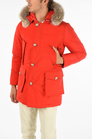 Down Jacket with Fur