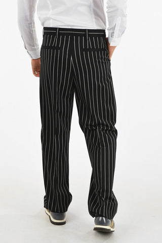 Pantalone Gessato in Lana
