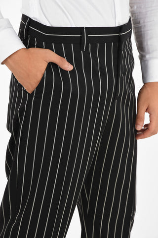 Pantalone Gessato in Lana