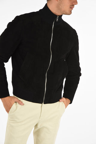 Suede Leather Bomber
