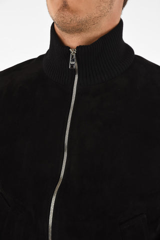 Suede Leather Bomber