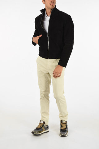 Suede Leather Bomber