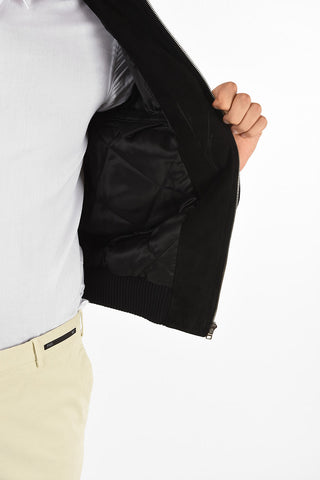 Suede Leather Bomber