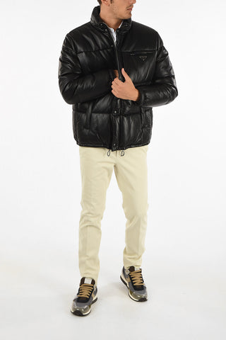 Leather Puffer