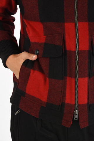 Wool Checked Jacket