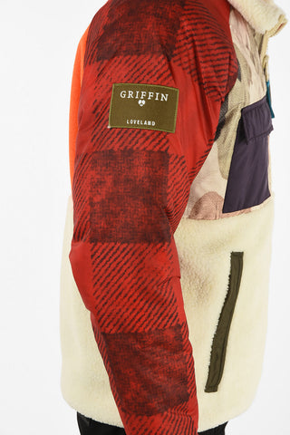 Camouflage Puffer with Faux Fur